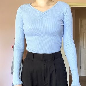 V-neck long sleeve shirt bundle